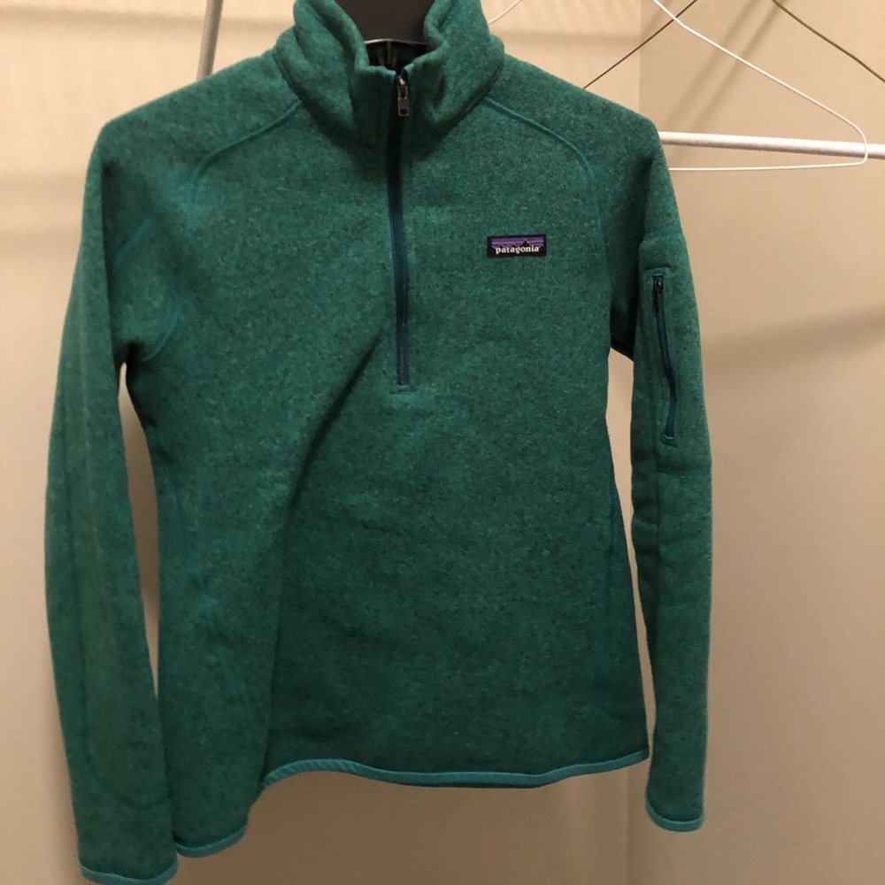 Green Quarter Zip Patagonia Pullover